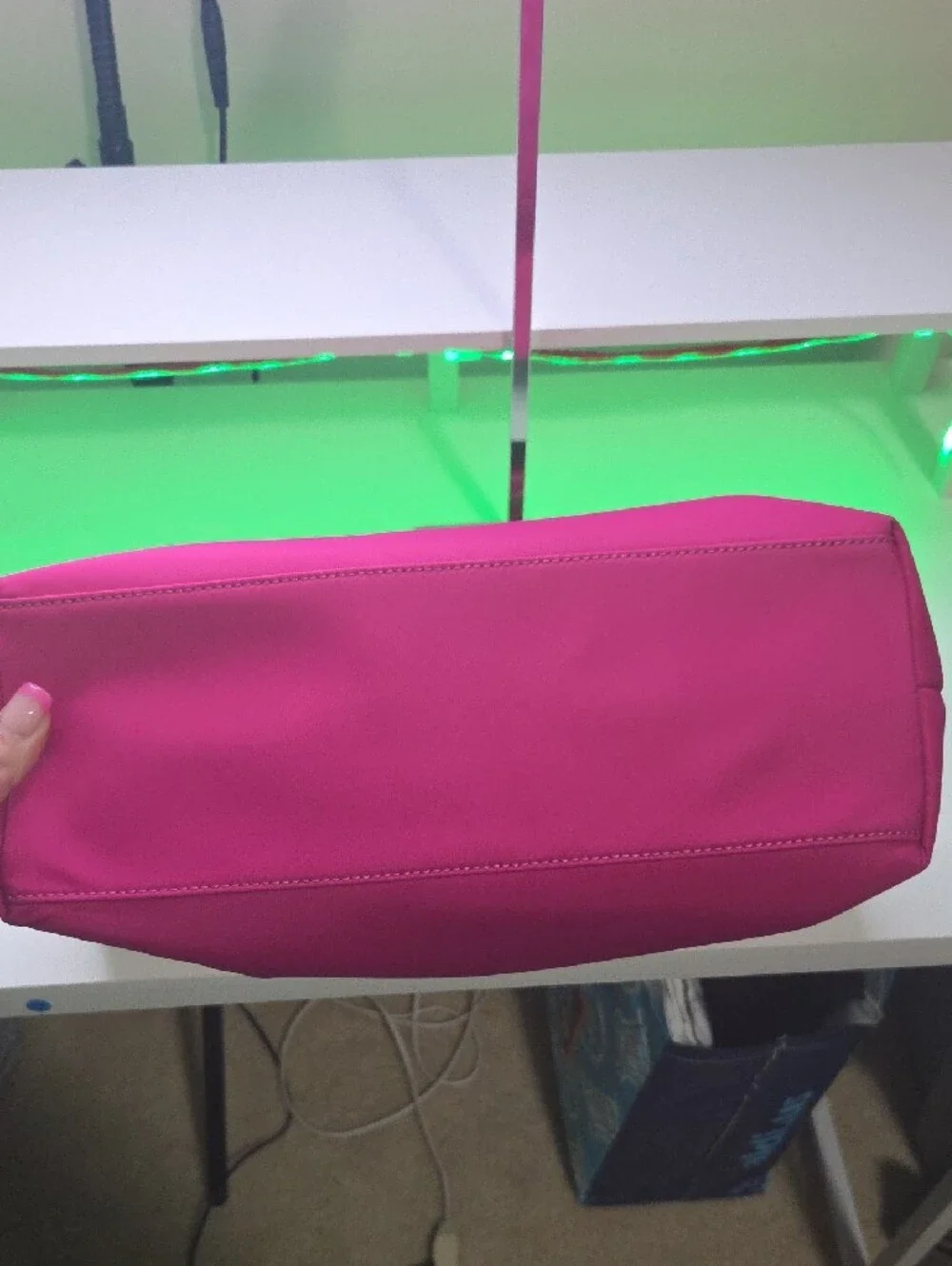 kate spade Nylon Catie  hot pink tote bag - sleek everyday shoulder tote